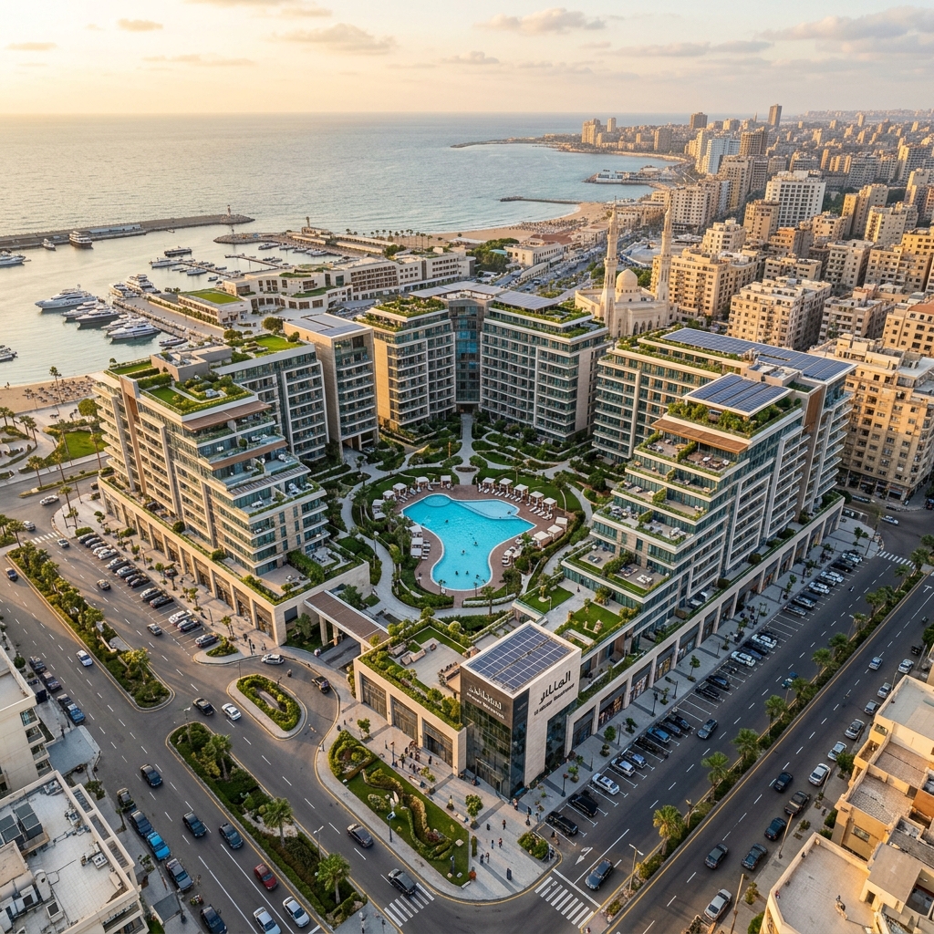 Al-Nokhba — Aerial View